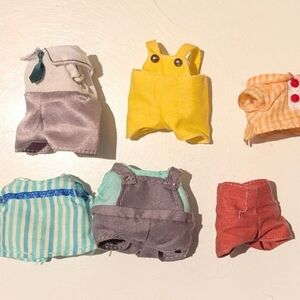 Sylvanian Calico Critters Lil' Woodzeez Boy Clothes Lot of 6